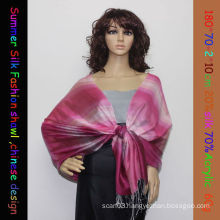 Fashion silk Acrylic shawl HT8041-1